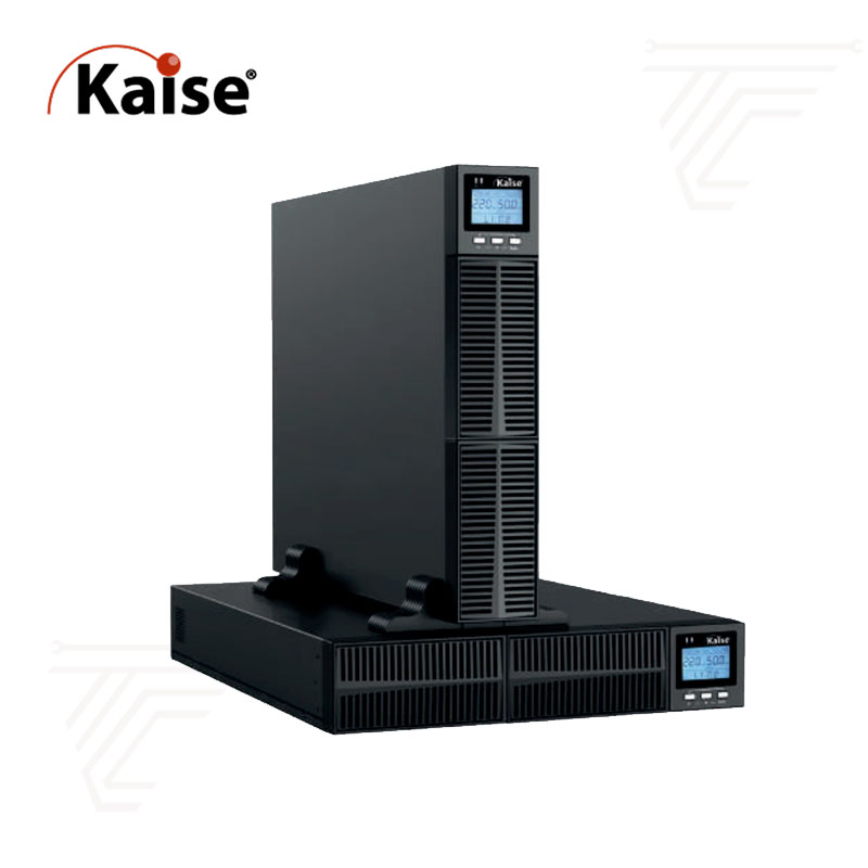 UPS Online RackTorre Kaise KUE RT02 WB – 2KVA (1) UPS Online Rack/Torre Kaise KUE RT02 WB – 2KVA / 1800W, Doble Conversión, LCD, Factor 0.9 - Imagen 1